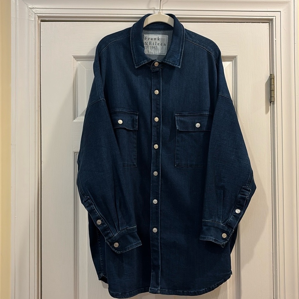 Frank & Eileen McLoghlin Denim Utility Shirt M/L